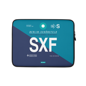 SXF - Schönefeld Laptop Sleeve Tasche 13in und 15in mit Flughafencode