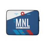Lade das Bild in den Galerie-Viewer, MNL - Manila Laptop Sleeve Tasche 13in und 15in mit Flughafencode
