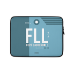 Lade das Bild in den Galerie-Viewer, FLL - Fort Lauderdale Laptop Sleeve Tasche 13in und 15in mit Flughafencode
