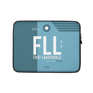 FLL - Fort Lauderdale Laptop Sleeve Tasche 13in und 15in mit Flughafencode