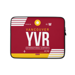Lade das Bild in den Galerie-Viewer, YVR - Vancouver Laptop Sleeve Tasche 13in und 15in mit Flughafencode
