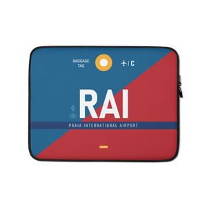 RAI - Praia Laptop Sleeve Tasche 13in und 15in mit Flughafencode