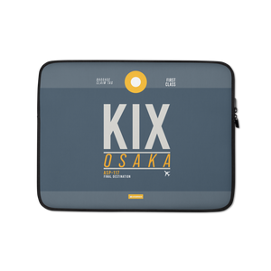 KIX - Osaka Laptop Sleeve Tasche 13in und 15in mit Flughafencode