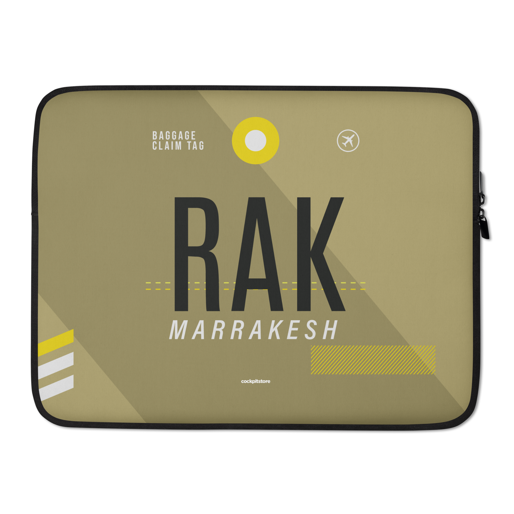 RAK - Marrakesh Laptop Sleeve Bag 13in and 15in with airport code