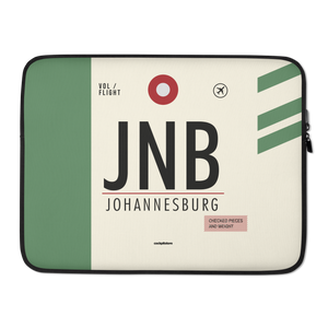 JNB - Johannesburg Laptop Sleeve Tasche 13in und 15in mit Flughafencode