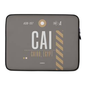 CAI - Cairo Laptop Sleeve Tasche 13in und 15in mit Flughafencode