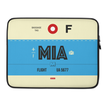 Load image into Gallery viewer, MIA - Miami Laptop Sleeve Bag 13in and 15in with airport code

