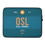 Lade das Bild in den Galerie-Viewer, OSL - Oslo Laptop Sleeve Tasche 13in und 15in mit Flughafencode
