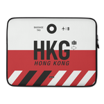 Lade das Bild in den Galerie-Viewer, HKG - Hong Kong Laptop Sleeve Tasche 13in und 15in mit Flughafencode
