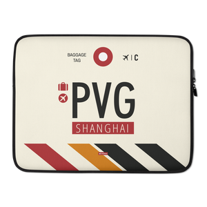 PVG - Shanghai - Pudong Laptop Sleeve Bag 13in and 15in with airport code