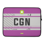 Load image into Gallery viewer, CGN - Cologne Laptop Sleeve Bag 13in and 15in with airport code
