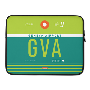 GVA - Geneva Laptop Sleeve Tasche 13in und 15in mit Flughafencode