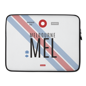 MEL - Melbourne Laptop Sleeve Tasche 13in und 15in mit Flughafencode