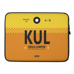 Lade das Bild in den Galerie-Viewer, KUL - Kuala Lumpur Laptop Sleeve Tasche 13in und 15in mit Flughafencode
