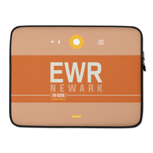 EWR - New Jersey Laptop Sleeve Tasche 13in und 15in mit Flughafencode