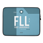 Lade das Bild in den Galerie-Viewer, FLL - Fort Lauderdale Laptop Sleeve Tasche 13in und 15in mit Flughafencode
