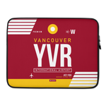 Lade das Bild in den Galerie-Viewer, YVR - Vancouver Laptop Sleeve Tasche 13in und 15in mit Flughafencode
