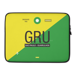 Load image into Gallery viewer, GRU - Sao Paulo - Guarulhos Laptop Sleeve Bag 13in and 15in with airport code
