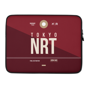 NRT - Narita Laptop Sleeve Tasche 13in und 15in mit Flughafencode