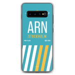 Load image into Gallery viewer, ARN - Stockholm Samsung phone case with airport code
