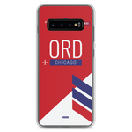 Load image into Gallery viewer, ORD - Chicago airport code Samsung phone case
