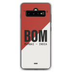 Load image into Gallery viewer, BOM - Mumbai airport code Samsung phone case
