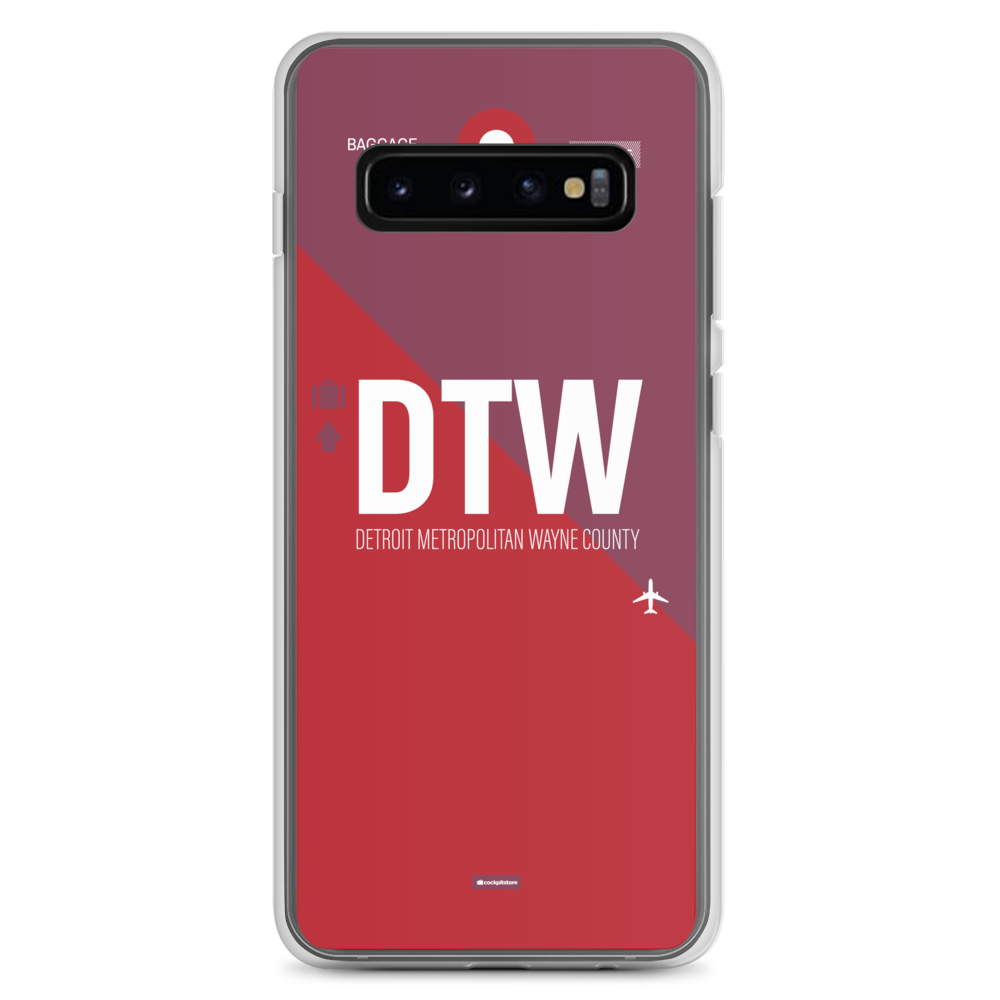 DTW - Detroit airport code Samsung phone case