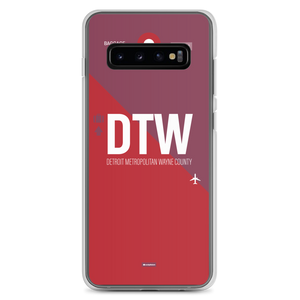 DTW - Detroit airport code Samsung phone case