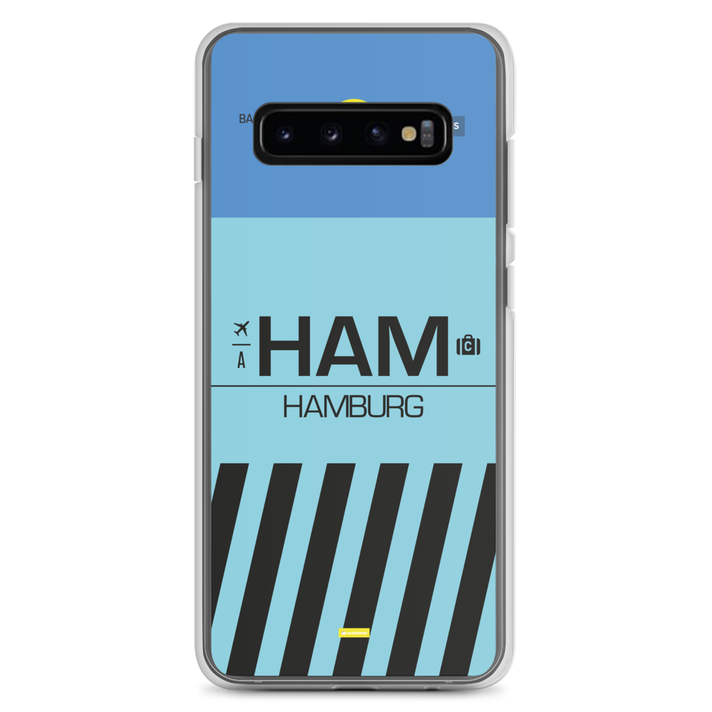 HAM - Hamburg Samsung-Handyhülle mit Flughafencode