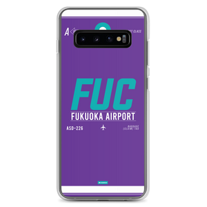 FUK - Fukuoka Samsung-Handyhülle mit Flughafencode