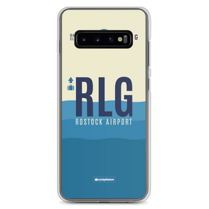 RLG - Rostock - Laage Samsung-Handyhülle mit Flughafencode