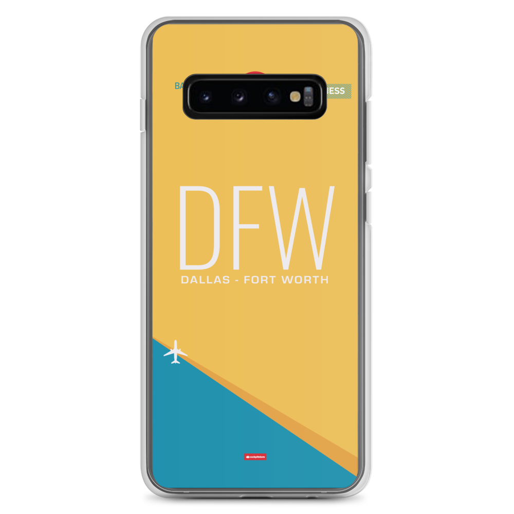 DFW - Dallas - Fort Worth Samsung-Handyhülle mit Flughafencode