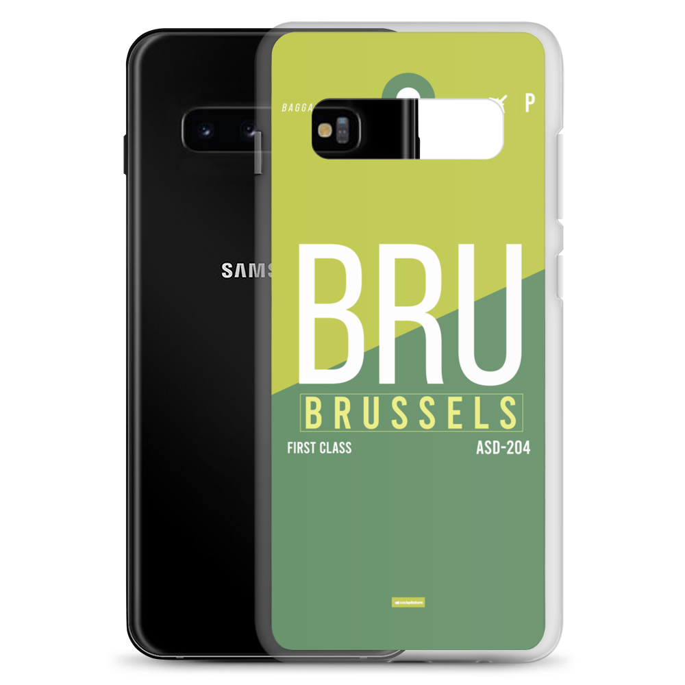BRU - Brussels Samsung phone case with airport code