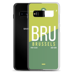 Load image into Gallery viewer, BRU - Brussels Samsung phone case with airport code
