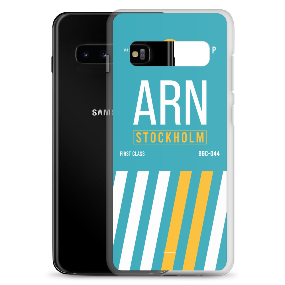 ARN - Stockholm Samsung-Handyhülle mit Flughafencode