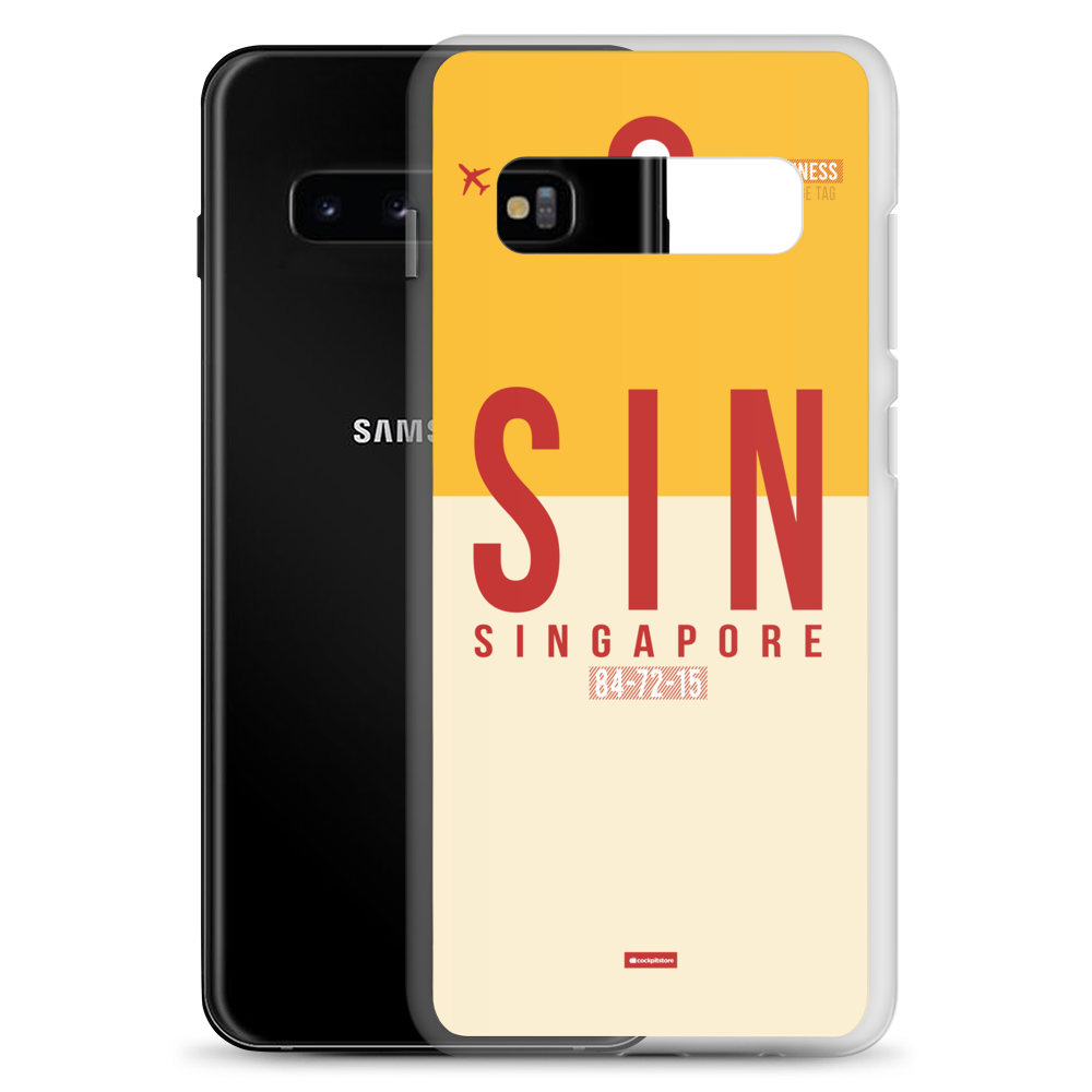 SIN - Singapore Samsung phone case with airport code