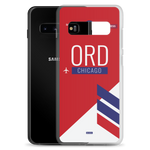 Load image into Gallery viewer, ORD - Chicago airport code Samsung phone case
