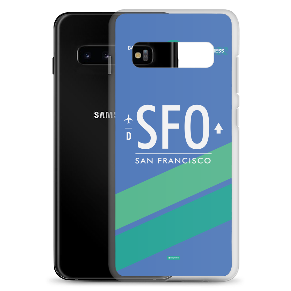 SFO - San Francisco Samsung-Handyhülle mit Flughafencode