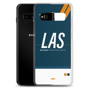 LAS - Las Vegas Samsung-Handyhülle mit Flughafencode