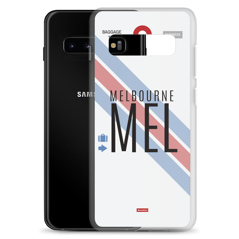 MEL - Melbourne Samsung phone case with airport code