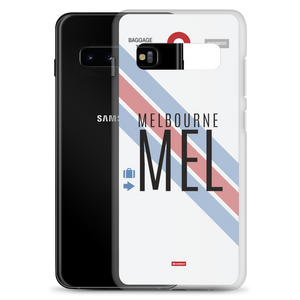 MEL - Melbourne Samsung phone case with airport code