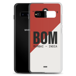 Load image into Gallery viewer, BOM - Mumbai airport code Samsung phone case
