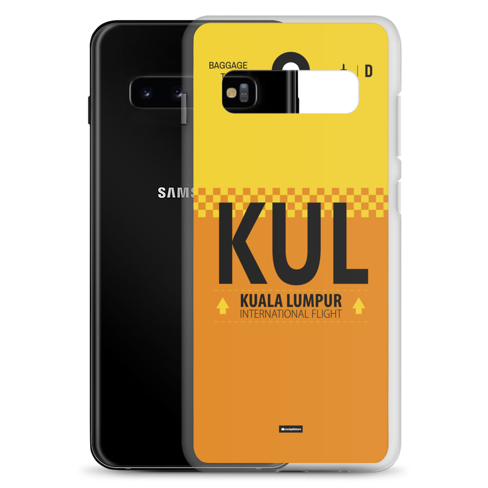 KUL - Kuala Lumpur Samsung phone case with airport code