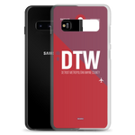 Load image into Gallery viewer, DTW - Detroit airport code Samsung phone case
