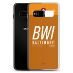 Load image into Gallery viewer, BWI - Baltimore Samsung phone case with airport code
