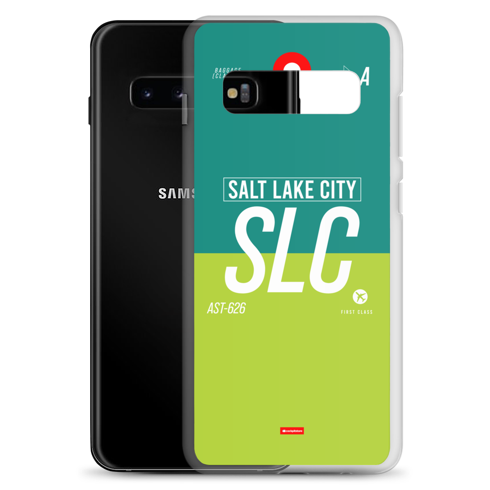 SLC - Salt Lake City Samsung-Handyhülle mit Flughafencode
