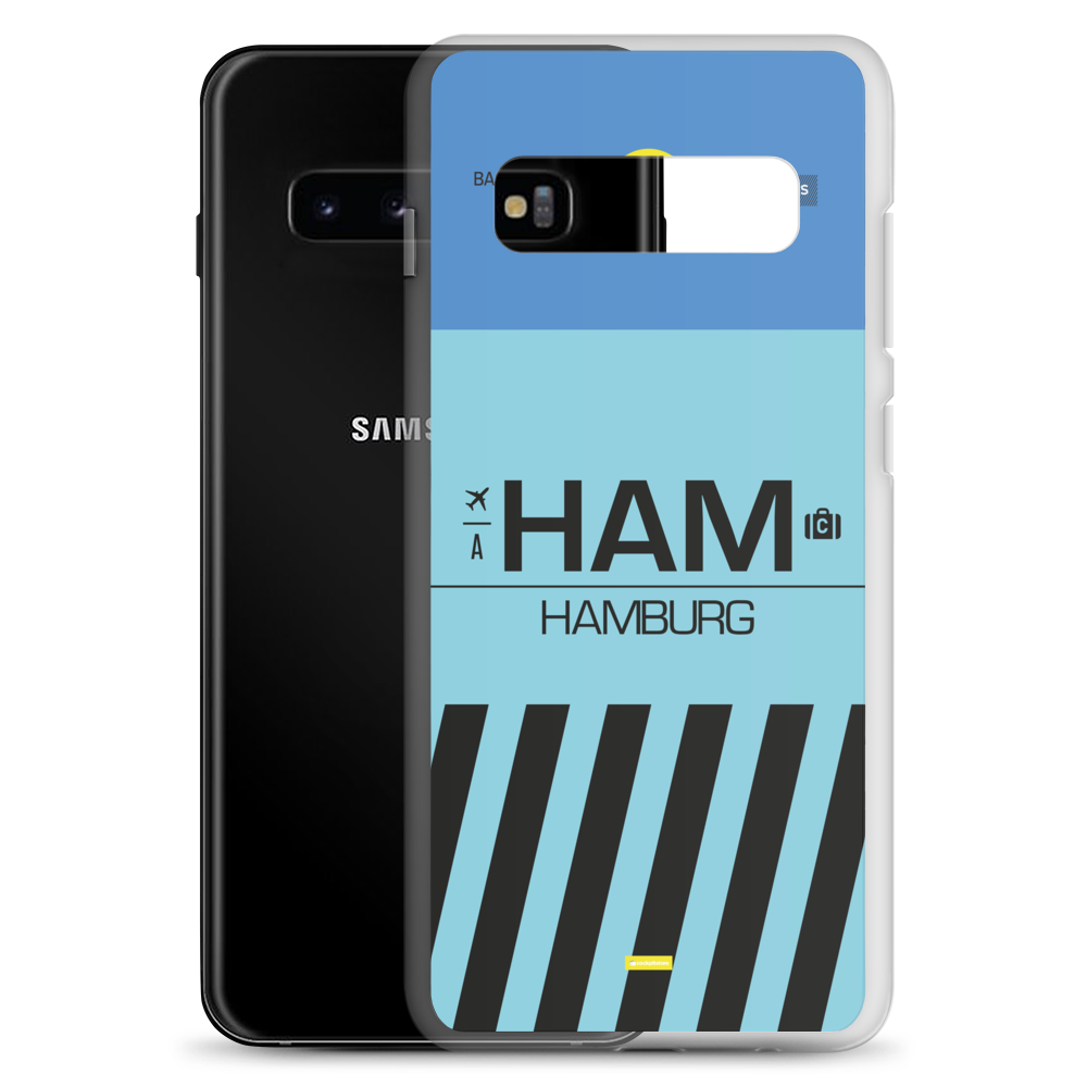 HAM - Hamburg Samsung-Handyhülle mit Flughafencode