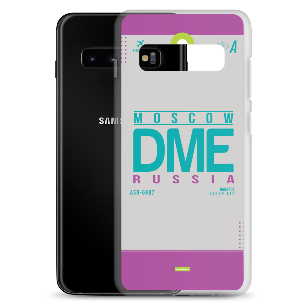 DME - Moscow Samsung phone case with airport code