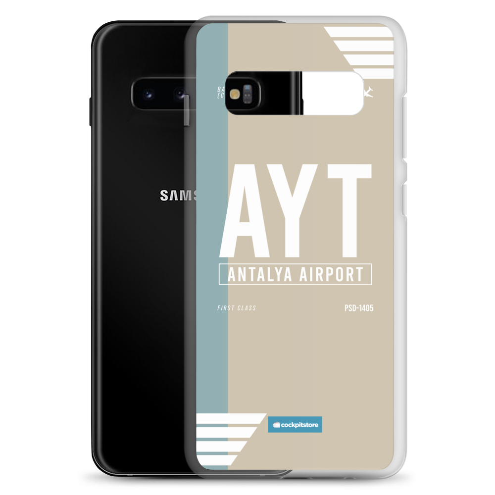 AYT - Antalya Samsung-Handyhülle mit Flughafencode