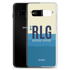 RLG - Rostock - Laage Samsung-Handyhülle mit Flughafencode